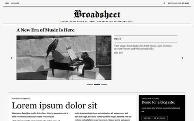 broadsheet